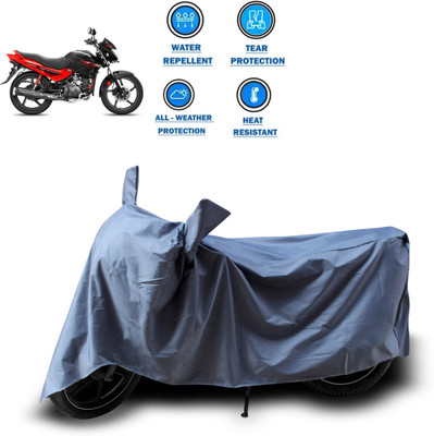CODOKI Waterproof Two Wheeler Cover for Hero(Glamour Programmed FI, Grey)