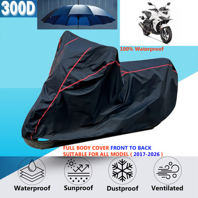 OliverX Waterproof Two Wheeler Cover for Hero(Xtreme 200S, Black)
