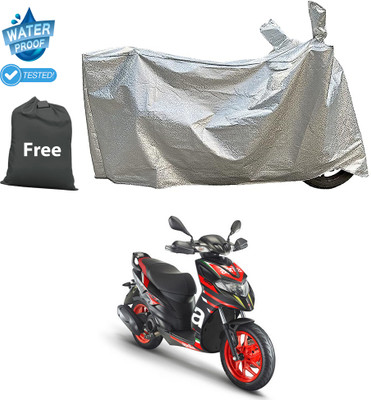 CODOKI Waterproof Two Wheeler Cover for Aprilia(Silver)