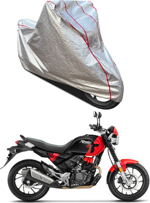 AutoGalaxy Waterproof Two Wheeler Cover for Hero(Xpulse 200T, Silver)