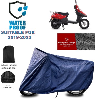 PAGORA Waterproof Two Wheeler Cover for Hero(Electric Flash BS6, Blue)