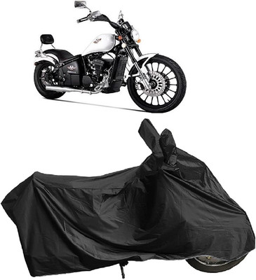 DIGGU Two Wheeler Cover for FAB Regal Raptor(Daytona 350, Black)