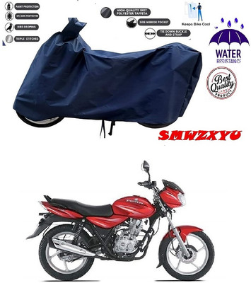 smwzxyu Waterproof Two Wheeler Cover for Bajaj(Discover 125 DTS-i, Blue)
