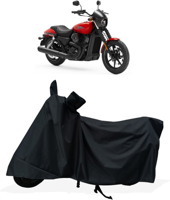 Tricway Two Wheeler Cover for Harley Davidson(Street 750, Black)