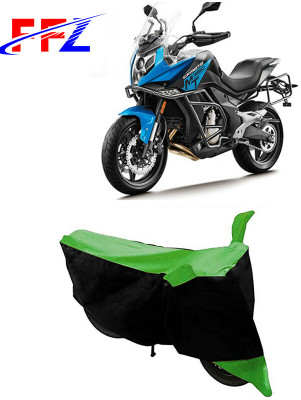 FFZ Two Wheeler Cover for CFMoto(650MT, Black, Green)