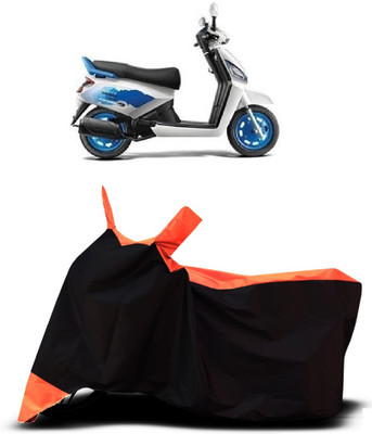 VESMEI Two Wheeler Cover for Mahindra(Gusto Electric, Orange)