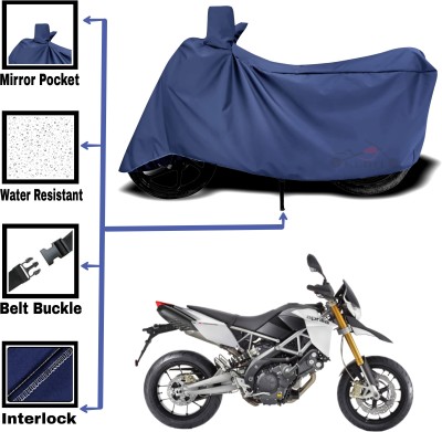 AASHTIK MART Two Wheeler Cover for Aprilia(Dorsoduro 900, Blue)