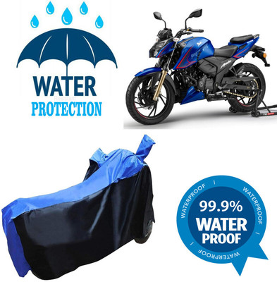 RTS COLLECTIONS Waterproof Two Wheeler Cover for TVS(Apache RTR 200 4V, Multicolor)