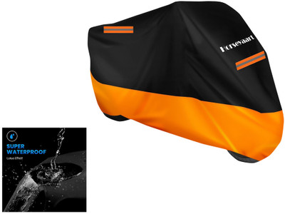 Horseyaart Waterproof Two Wheeler Cover for Yamaha(Cygnus Ray ZR BS6, Orange)