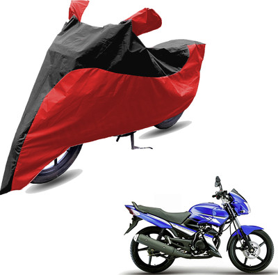 RiderShine Two Wheeler Cover for Yamaha(Gladiator RS, Red, Black)