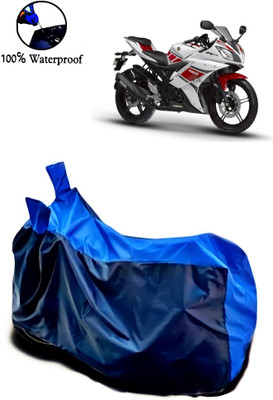 APNEK Waterproof Two Wheeler Cover for Yamaha(YZF-R15 V2, Blue)