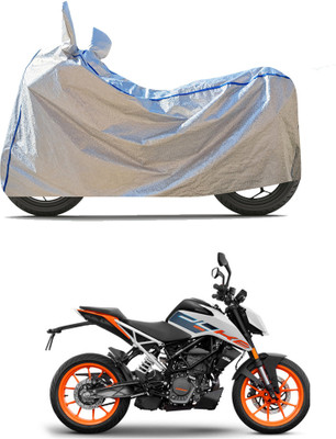 CODOKI Waterproof Two Wheeler Cover for KTM(125 Duke, Silver)