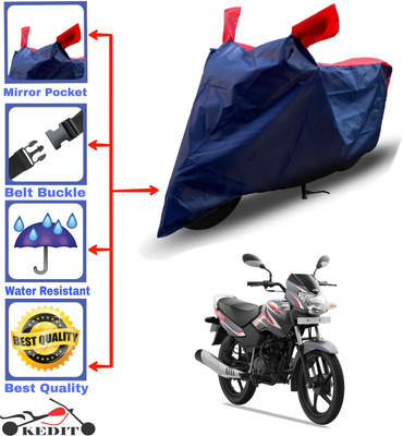 KEDIT Two Wheeler Cover for TVS(Sport KS BS6, Red, Blue)