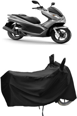 Autoprime Two Wheeler Cover for Honda(PCX 125 BS6, Black)