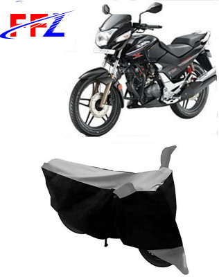 FFZ Waterproof Two Wheeler Cover for Hero(CBZ Extreme, Black, Grey)