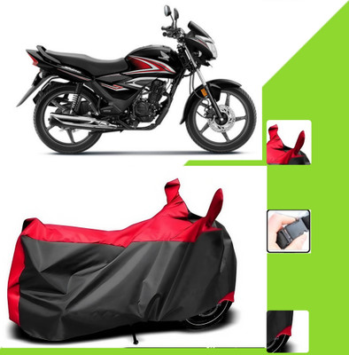 WMIZEXA Two Wheeler Cover for Honda(Black, Red)