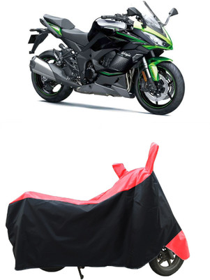 Coxtor Two Wheeler Cover for Kawasaki(Ninja 1000, Red)