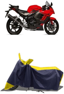 SUGASHRI Waterproof Two Wheeler Cover for Hyosung(GT650R, Yellow, Blue)