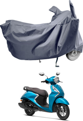 Amexride Two Wheeler Cover for Yamaha(Fascino 125, Grey)