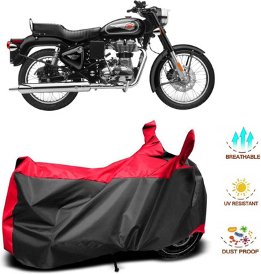 WMIZEXA Waterproof Two Wheeler Cover for Royal Enfield(Classic 350, Red)