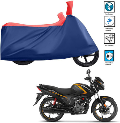 PAGORA Waterproof Two Wheeler Cover for Hero(Glamour FI, Red)
