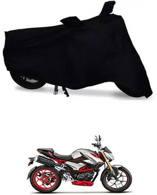 APNEK Waterproof Two Wheeler Cover for Hero(XF3R BS6, Black)