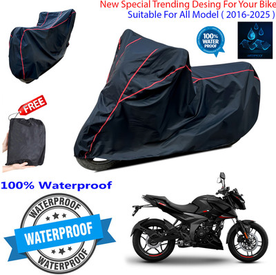 OliverX Waterproof Two Wheeler Cover for Bajaj(Pulsar N160, Black)