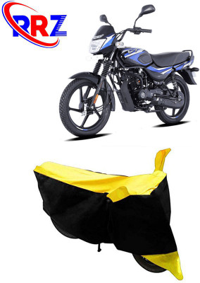 RRZ Waterproof Two Wheeler Cover for Bajaj(CT110, Black, Yellow)