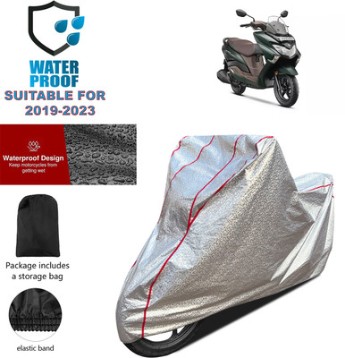 PAGORA Waterproof Two Wheeler Cover for Suzuki(Burgman Street, Silver)