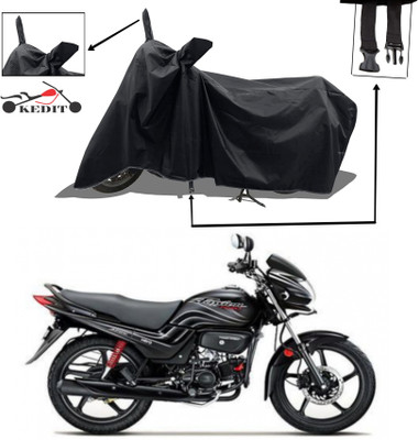 KEDIT Two Wheeler Cover for Hero(Passion Pro, Black)