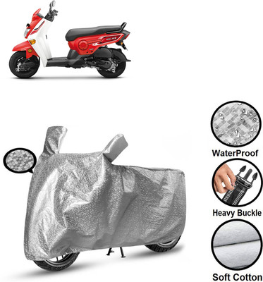 PAGORA Waterproof Two Wheeler Cover for Honda(Cliq, Silver)