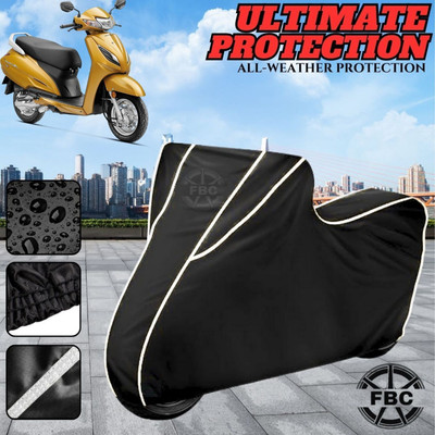 AUTOCAD Waterproof Two Wheeler Cover for Honda(Activa, Black)