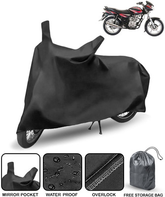 HMS Two Wheeler Cover for Bajaj(Discover, Black)