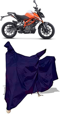 Amexride Two Wheeler Cover for KTM(125 Duke BS6, Blue)