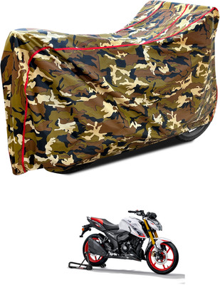 PAGORA Waterproof Two Wheeler Cover for TVS(Apache RTR 160 4V, Multicolor)