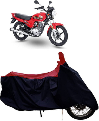 KEDIT Two Wheeler Cover for Yamaha(YBR 125, Red, Black)