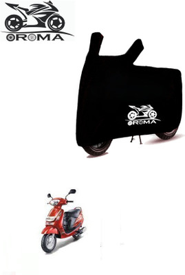 THE REAL ARV Waterproof Two Wheeler Cover for Mahindra(Duro DZ, Black)
