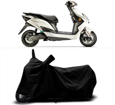 RABABLI Waterproof Two Wheeler Cover for Evolet(Derby, Black)