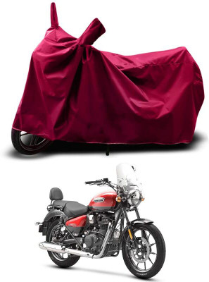 WMIZEXA Waterproof Two Wheeler Cover for Royal Enfield(Meteor 350, Maroon)