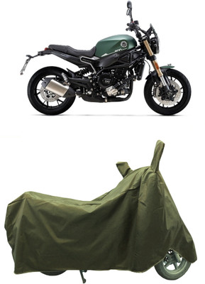 Coxtor Waterproof Two Wheeler Cover for Benelli(Leoncino 800, Green)