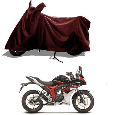 GROFATIK Two Wheeler Cover for Suzuki(Gixxer Special Edition BS6, Maroon)