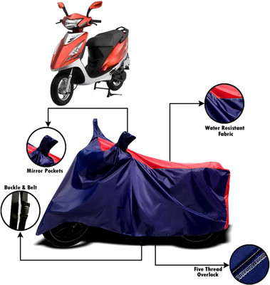 XOCAVO Two Wheeler Cover for TVS(Scooty Streak, Red, Blue)