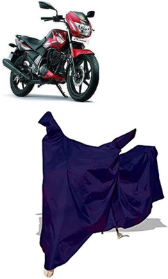 Amexride Two Wheeler Cover for TVS(Flame, Blue)