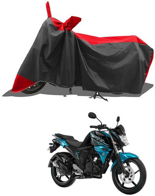 PAGORA Waterproof Two Wheeler Cover for Yamaha(FZ S FI (V 2.0), Red, Black)
