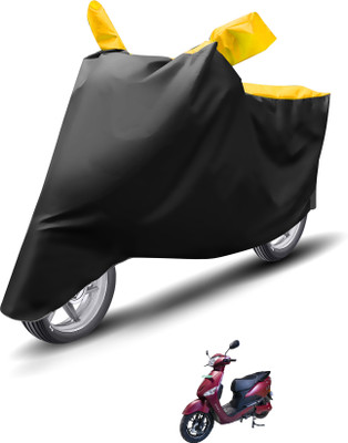 Caronix Waterproof Two Wheeler Cover for Hero(Electric Optima, Yellow)