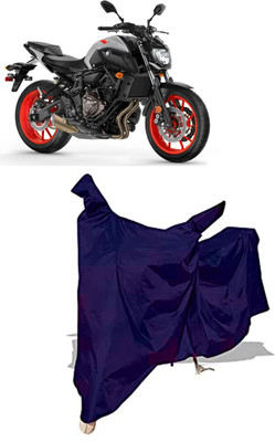 Amexride Two Wheeler Cover for Yamaha(MT 07 BS6, Blue)