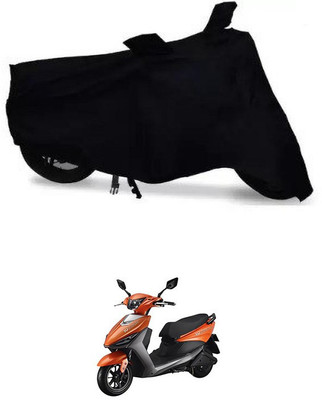 THE REAL ARV Waterproof Two Wheeler Cover for Indus(Yo, Black)