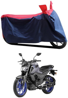 AASHTIK MART Two Wheeler Cover for Yamaha(FZ S FI (V 2.0), Red, Blue)