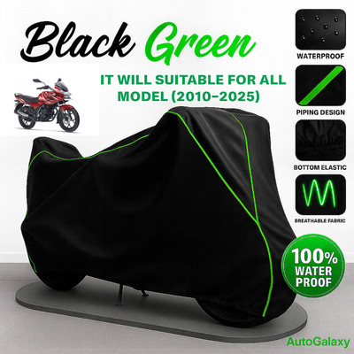 AutoGalaxy Waterproof Two Wheeler Cover for Bajaj(Discover 150 f, Black)