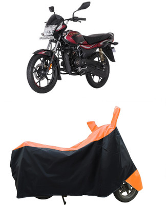 Coxtor Waterproof Two Wheeler Cover for Bajaj(Platina 110 H-Gear BS6, Orange)